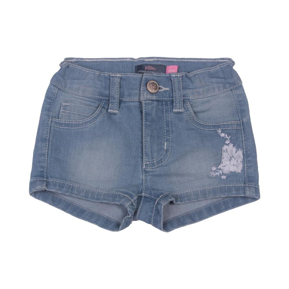 PILLIN - Short Bebe Niña Celeste Pillin PILLIN