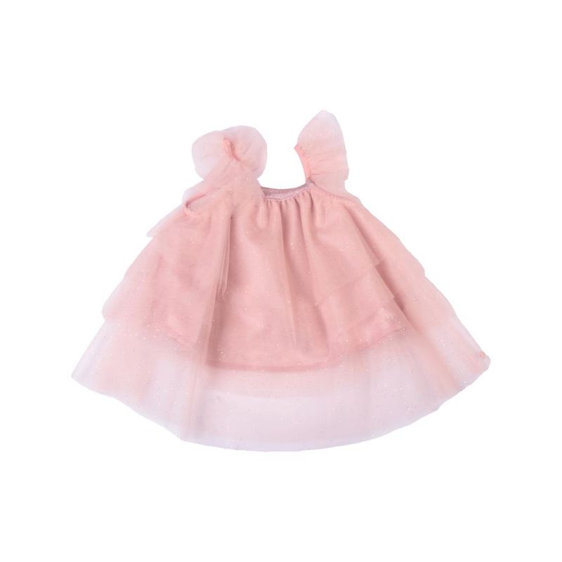 PILLIN - Vestido Bebe Niña Damasco Palido Pillin - Naranjo