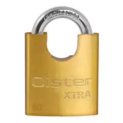 OISTER - Candado XTRA Hombros 60mm - Fierro Bronce