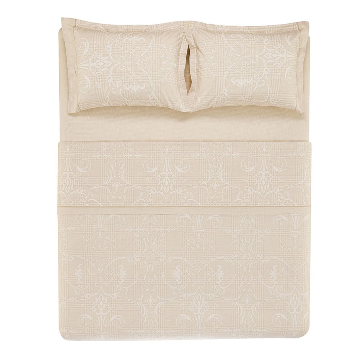 KARSTEN - Juego de sábanas Karsten Gomes 1.5 plazas 180 hilos