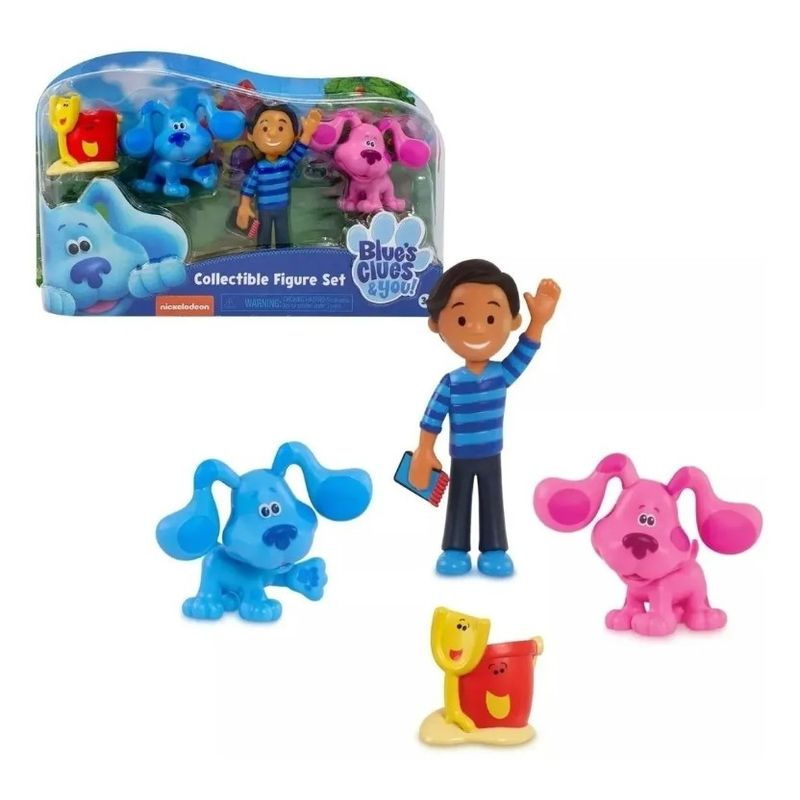 NICKELODEON - Set 4 Figuras - Pistas De Blue - Magenta Josh