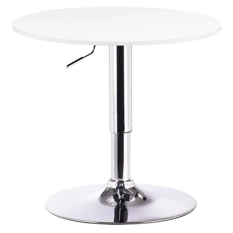 ARTIHOGAR - Mesa de Bar Regulable 60 CM mdf Color Blanco