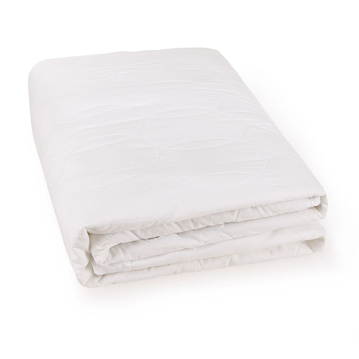 KARSTEN - Cubrecolchón Karsten Alves Super King 180 hilos Blanco