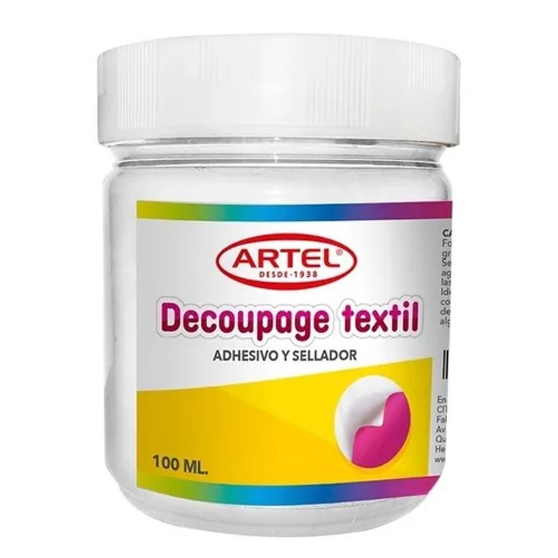 ARTEL - Decoupage Textil Adhesivo Y Sellador Artel 100ml