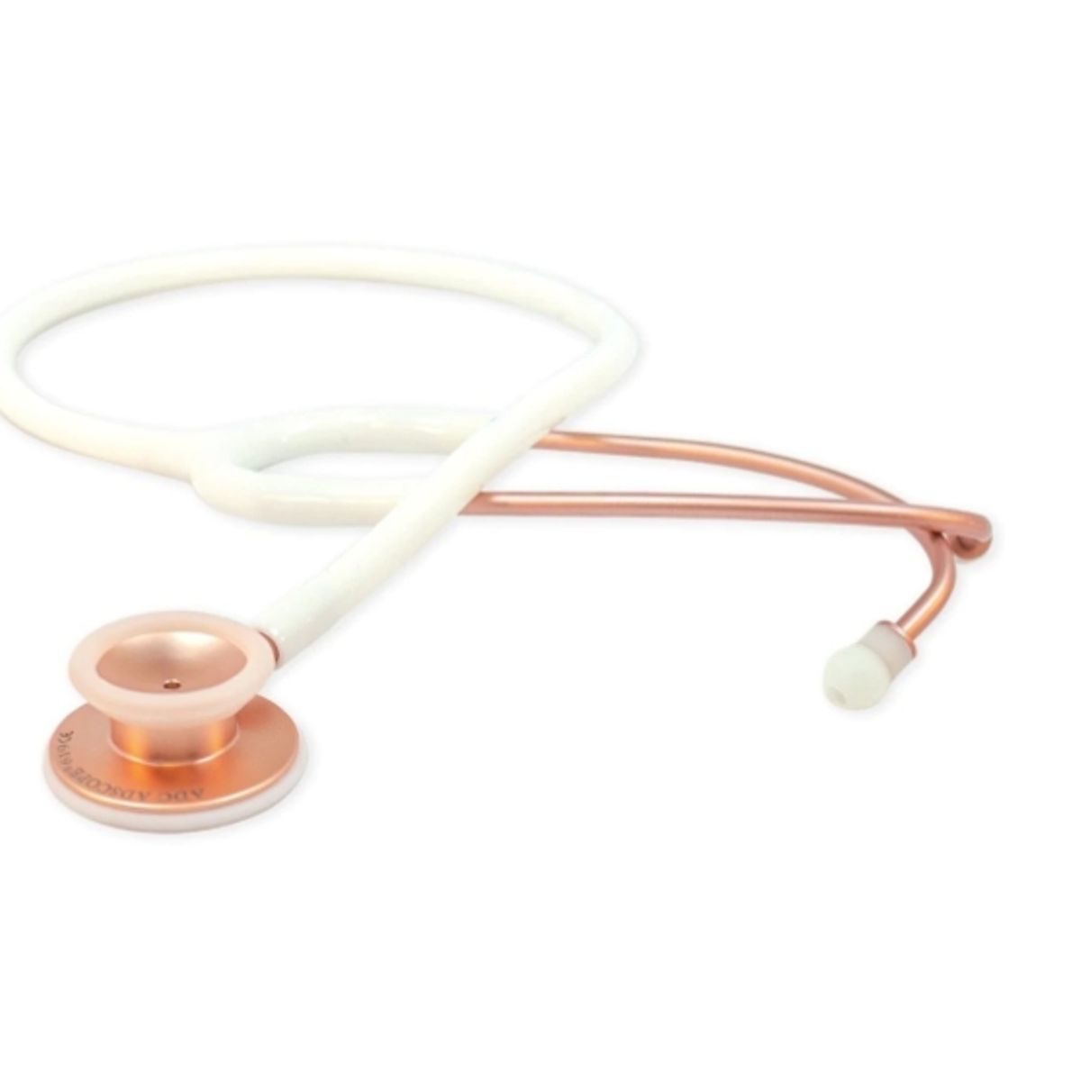ADC - Fonendoscopio ADSCOPE-Lite ADC® 619 Edición Especial Oro Rosa Blanco