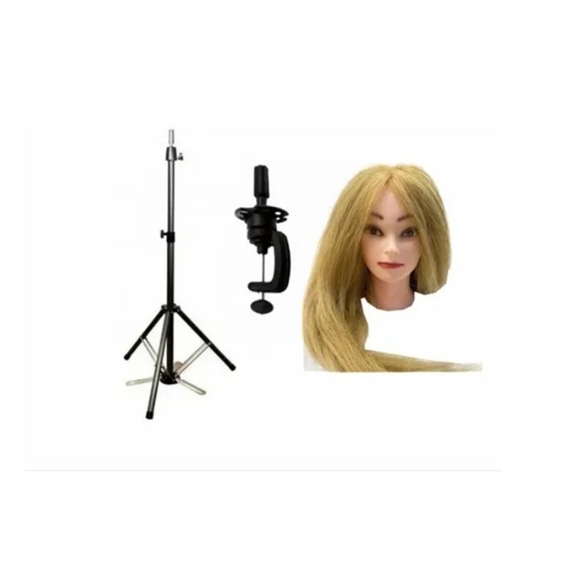 GENERICO - Atril Pedestal Para Cabeza Mas Tecnica  Cabeza 80 Naturales Amarillo