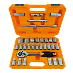 GENERICO - Juego Caja Set Dados Con Chicharra 1/2 32 Piezas Toolmak