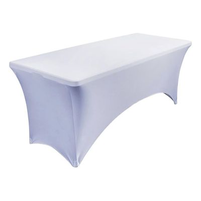 Imagen 2 del producto Mantel Forro En Spandex Para Mesa Plegable 1.80 Mts- Blanco