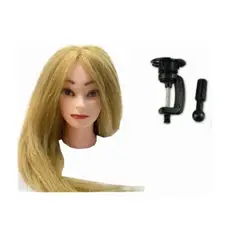 GENERICO - Cabeza De Peluquería Técnica Amarilla 80 Naturales