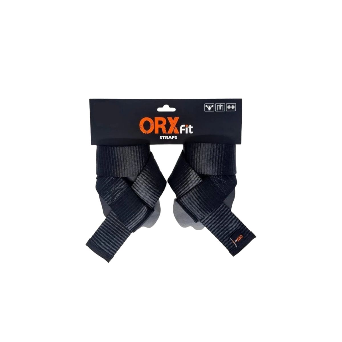 ORXFIT - STRAPS ECO PARA PESAS NEGRO - ORXFIT