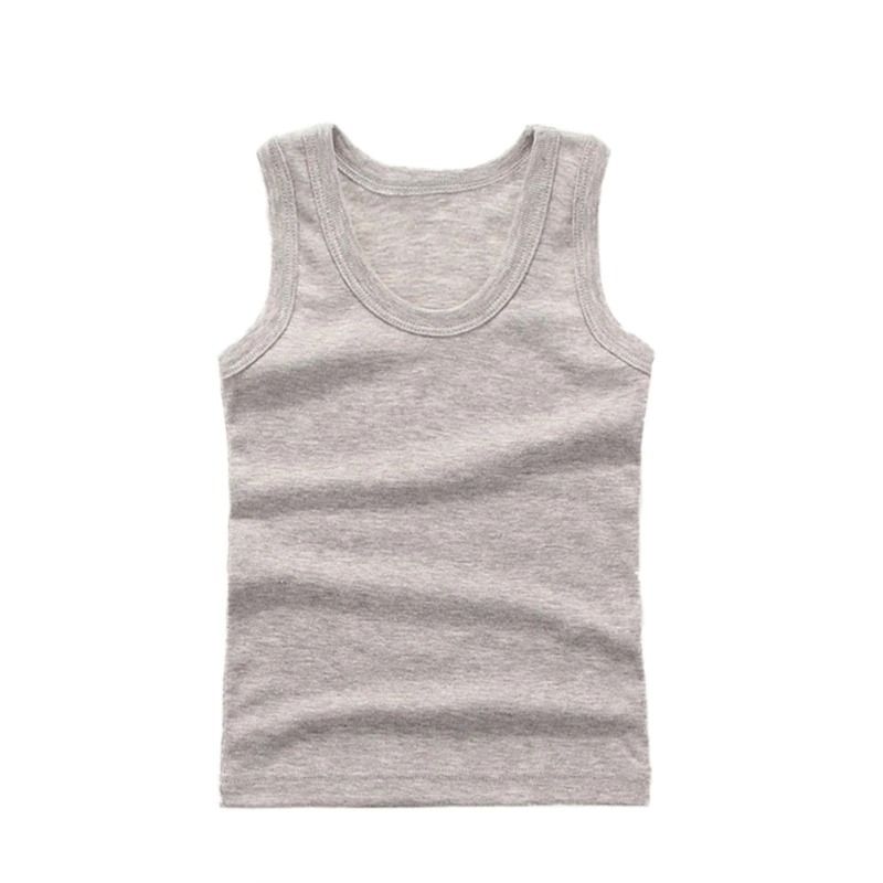 GARSIL - Polera Sin Mangas Para Niños 100 Algodon - Camiseta Musculosa