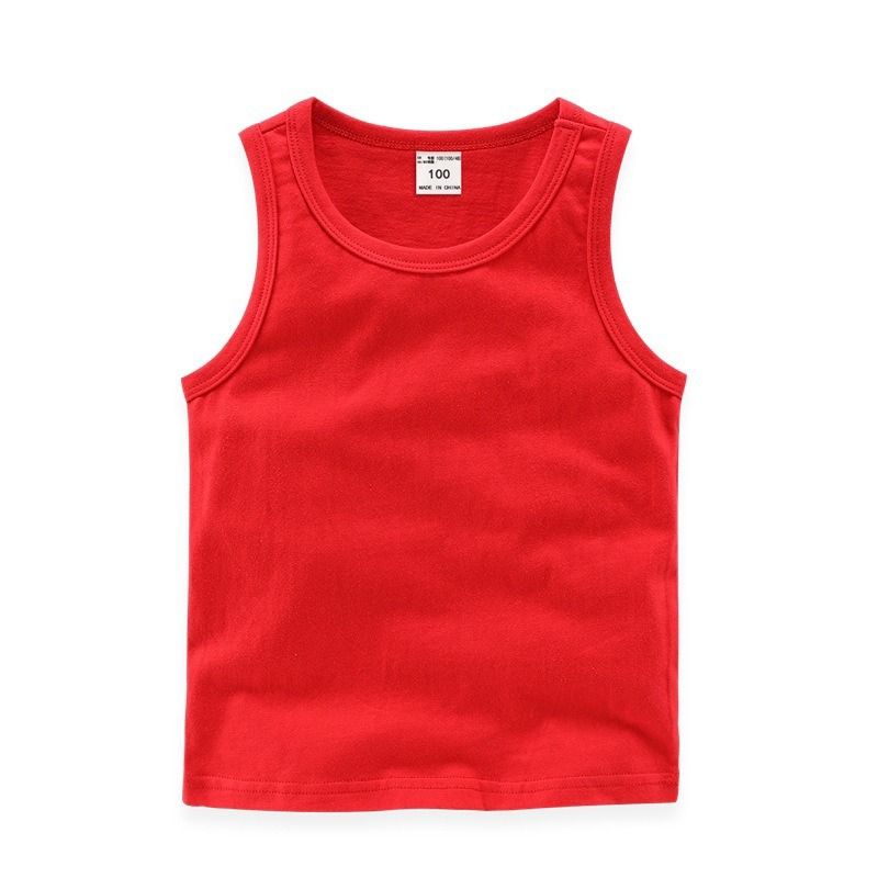 GARSIL - Polera Sin Mangas Para Niños 100 Algodon - Camiseta Musculosa
