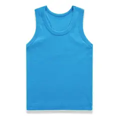 GARSIL - Polera Sin Mangas Para Niños 100 Algodon - Camiseta Musculosa