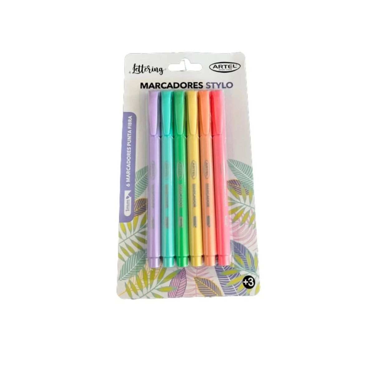 ARTEL - Set 6 Marcadores Stylo Colores Pastel