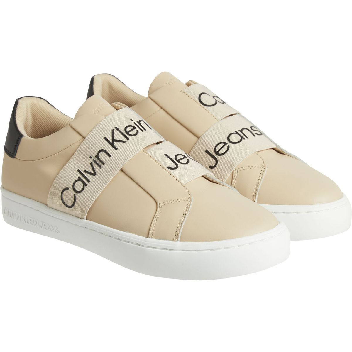 CALVIN KLEIN - Zapatilla Classic Cupsole Beige Calvin Klein