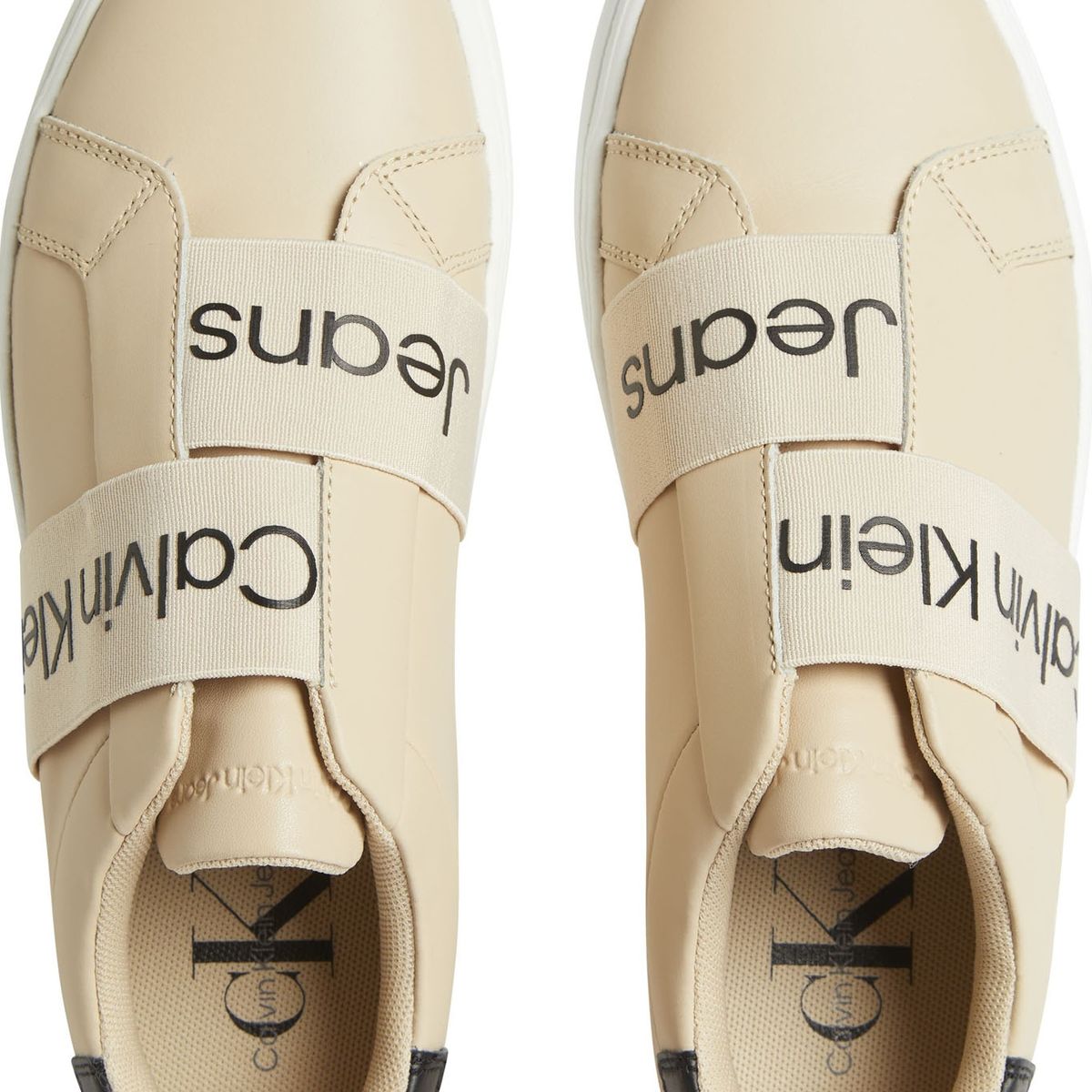 CALVIN KLEIN - Zapatilla Classic Cupsole Beige Calvin Klein