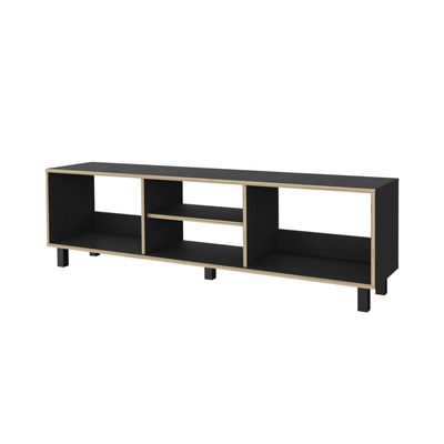 Imagen 2 del producto Rack TV 70"" Con 5 Repisas Negro 47.5x160x35 cm