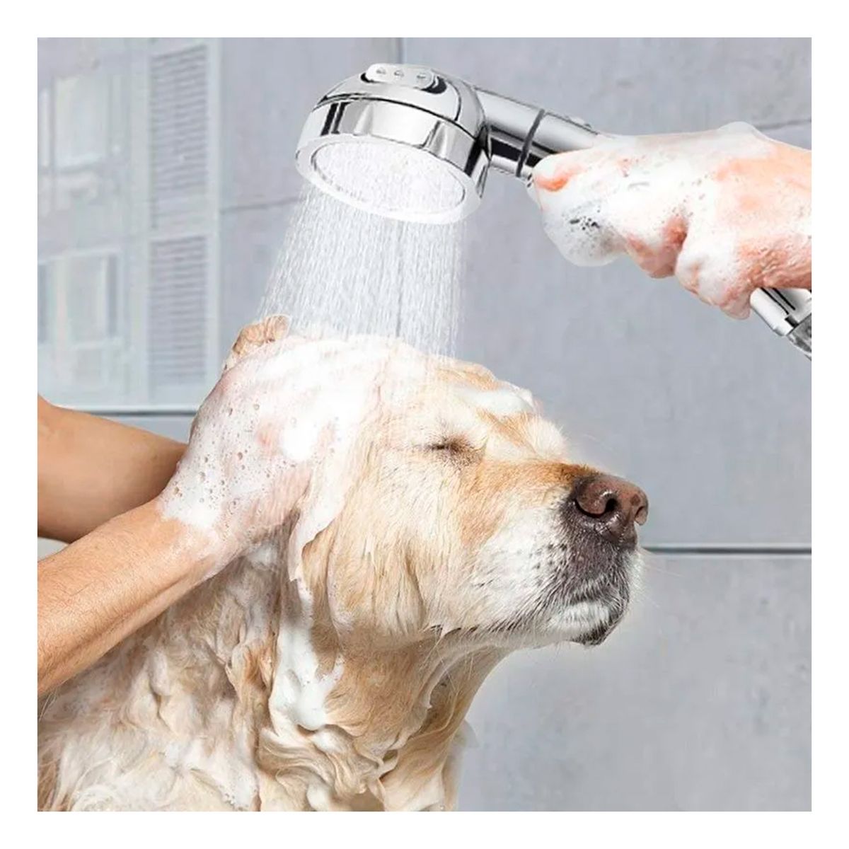 GENERICO - Cabezal de Ducha con Ahorro Agua Ideal Para Mascotas