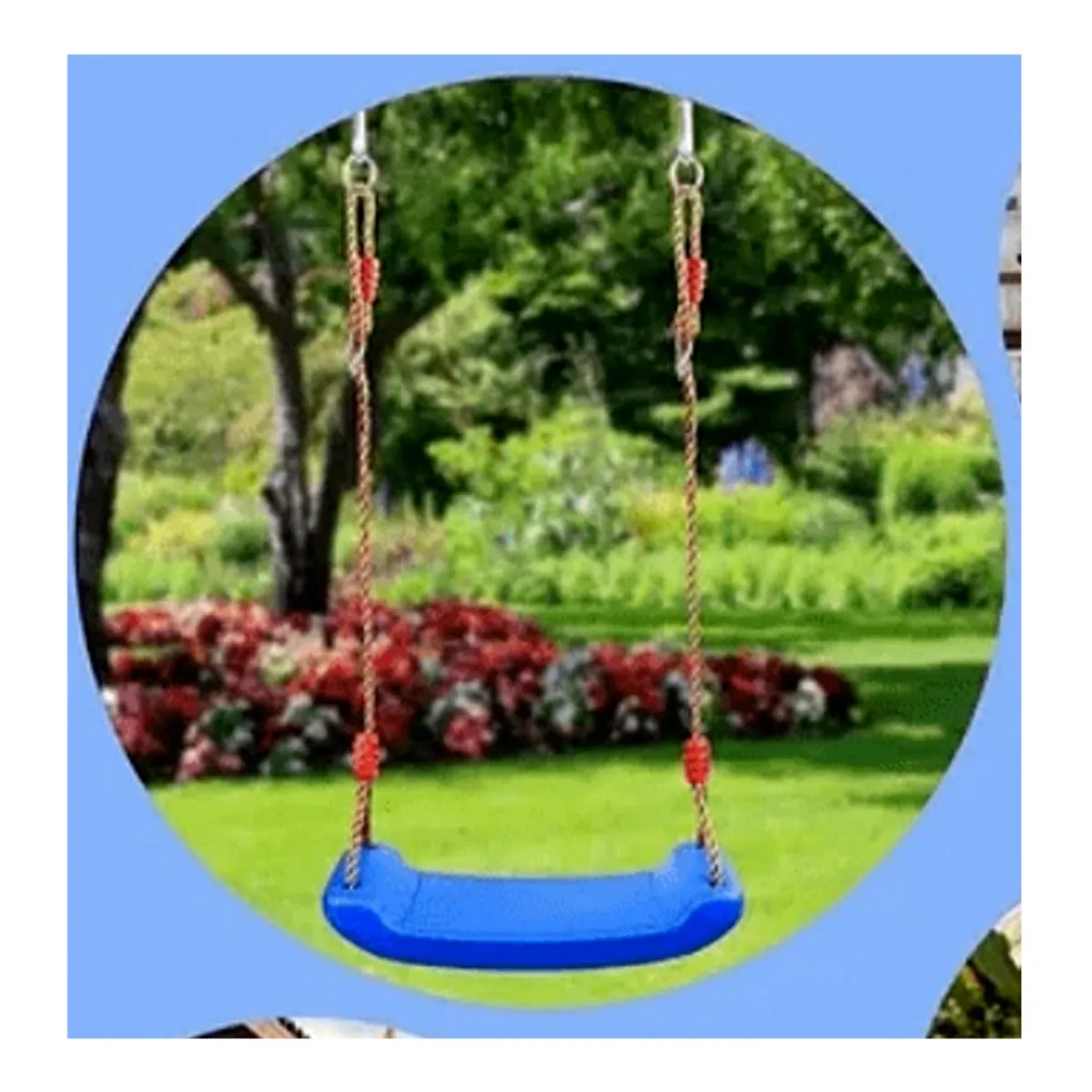 GENERICO - Columpio infantil con cuerda ajustable