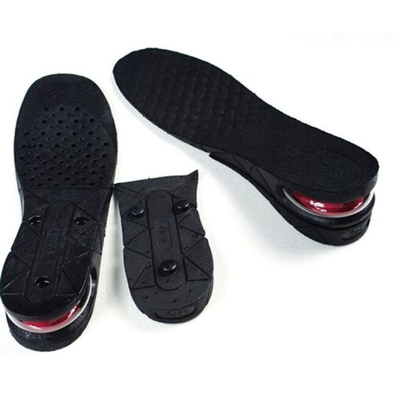 GENERICO - Pack 2 Pares Plantilla Aumenta Altura Pie Completo Hasta 7 cm