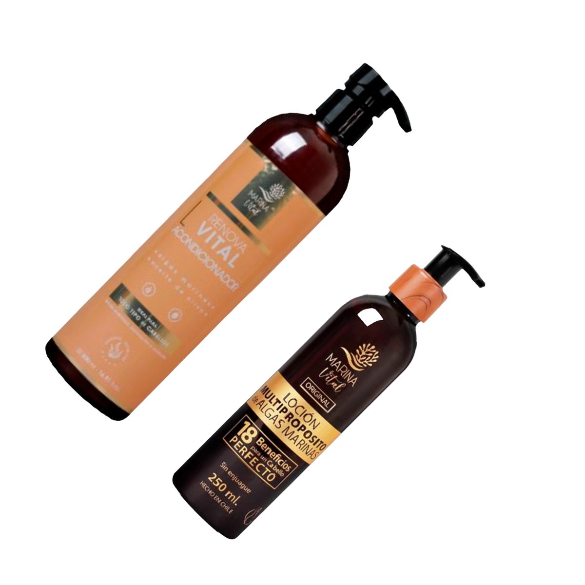 MARINA VITAL - Acondicionador 500 Ml Y Loción Multiprop 250 Ml Marina Vital