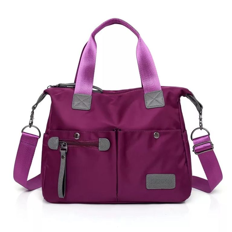 Bolso Bandolera MOVAC Daily Mujer Cruzado Impermeable Gran Capacidad Uso Diario Violeta Oscuro TALLA UNICA