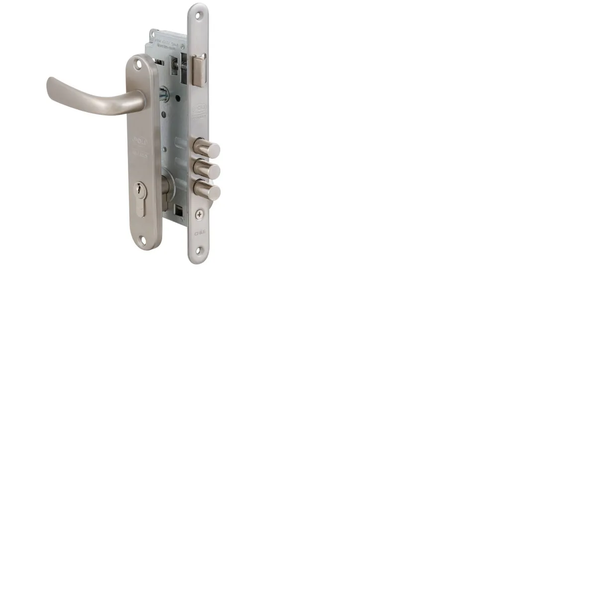 POLI - Cerradura Embutida Poli Futura B40 Acceso 1/2