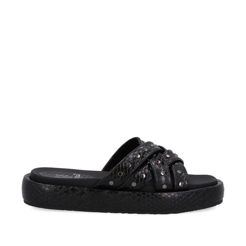 GOTTA - Sandalia Mujer Plana Negra 35211