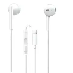 TECMASTER - Audífonos Type-C HIFI con Manos Libre White 300516