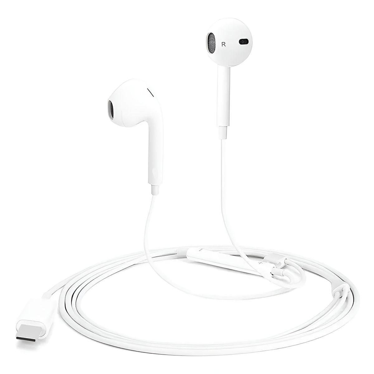 TECMASTER - Audífonos Type-C HIFI con Manos Libre Tecmaster White 300516