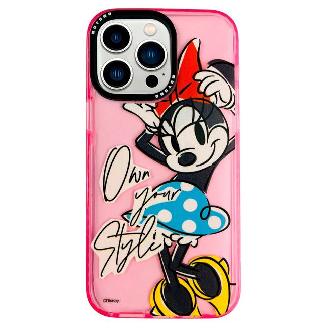 JOIGO - Carcasa Para iPhone 14 Plus Diseño Disney Minnie Rosa