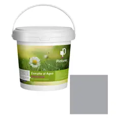 PINTUREC - Esmalte al Agua Satinado Gris Pucara 1G