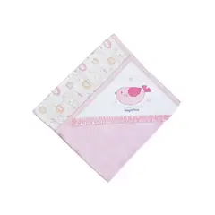 MOONWEAR - Manta Safari Pink Bird Algodón Peruano