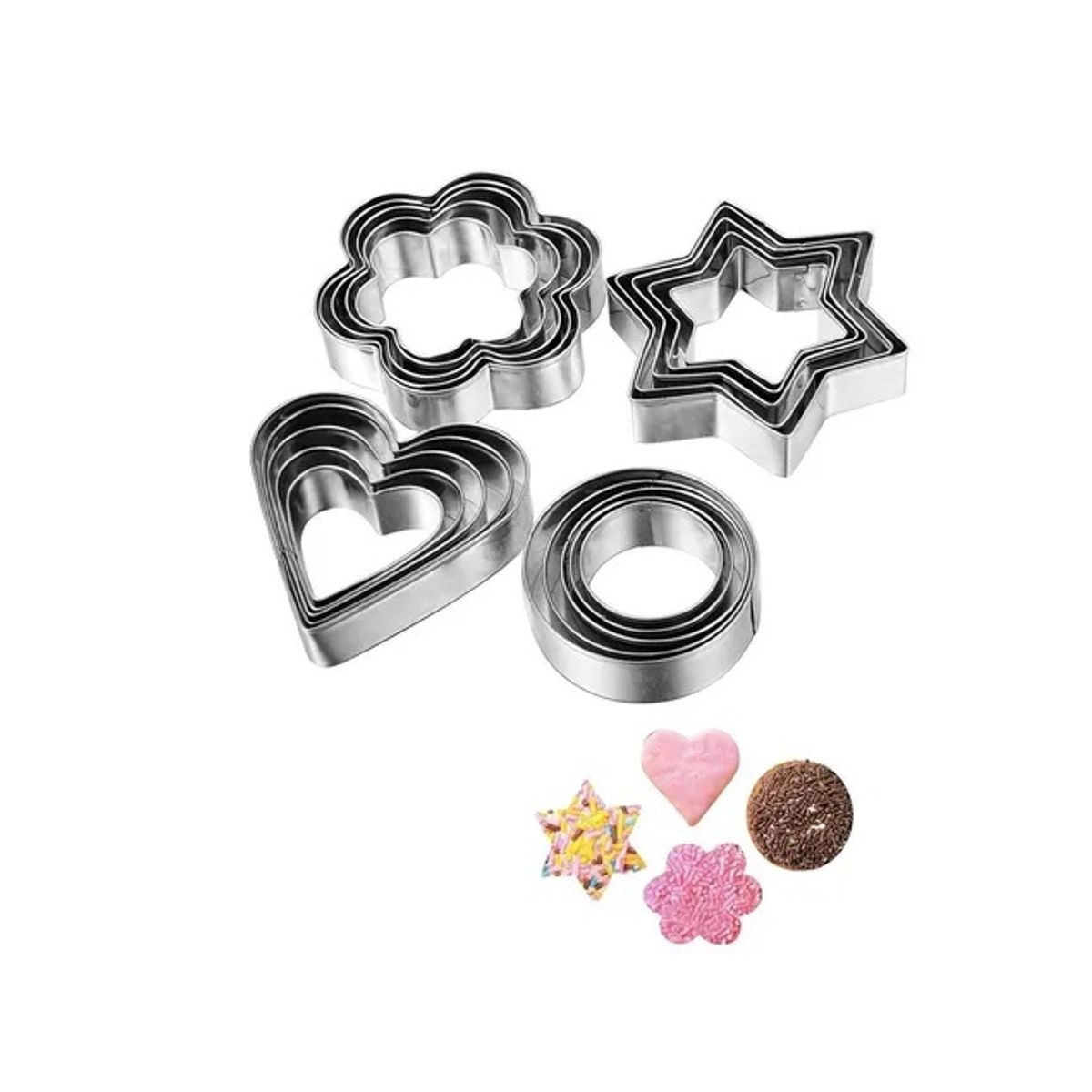 PASTELERIUS - 12 Moldes De Galleta Cortador Galletas Moldes Galletas 5867