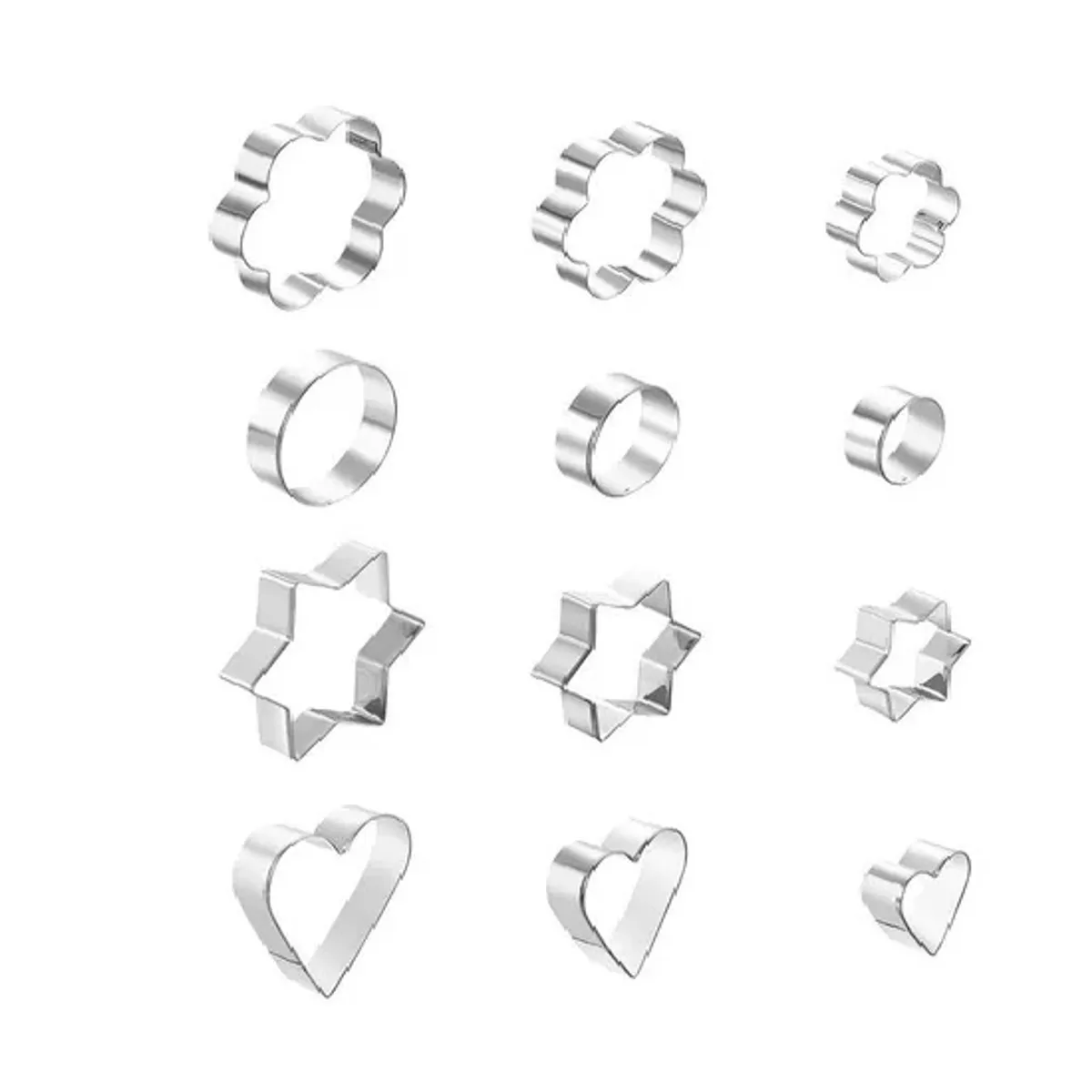 PASTELERIUS - 12 Moldes De Galleta Cortador Galletas Moldes Galletas 5867