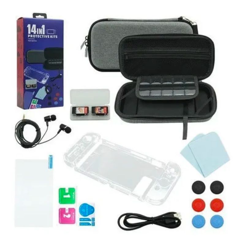 GENERICO - Kit Accesorios estuche Nintendo Switch funda bolso carcasa