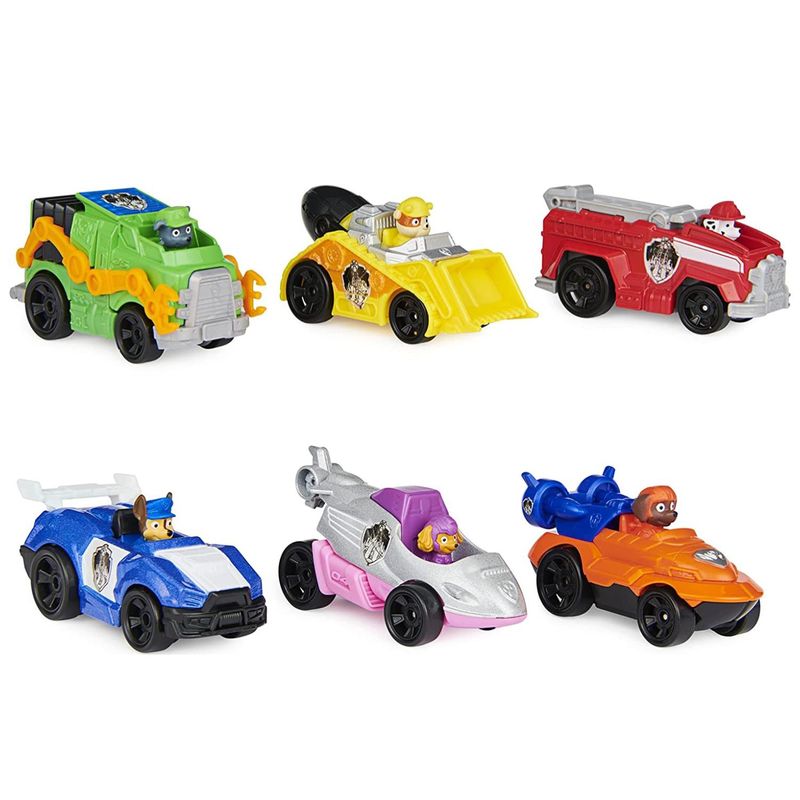 GENERICO - Juguete Pack 6 Autos Paw Patrol Infantil