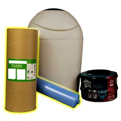 GENERICO - Recarga Basureros De Pañal Sangenic Twist & Click 50 Mts
