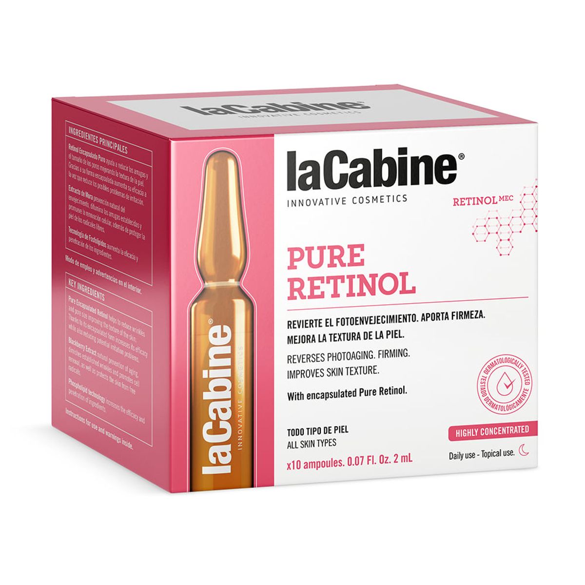 LA CABINE - Ampollas Retinol Puro 10X2Ml