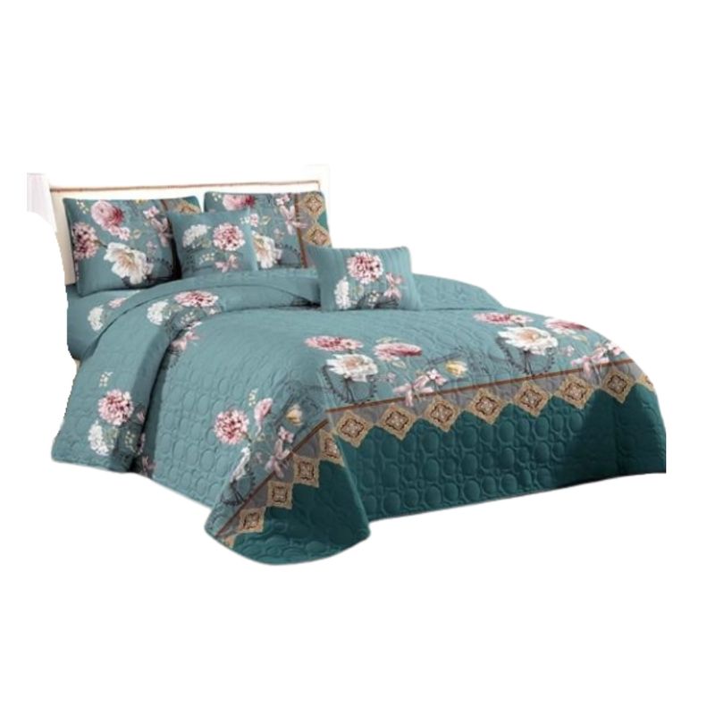 GENERICO - Cubrecama de Verano QUILT de 2 PLAZAS REVERSIBLE
