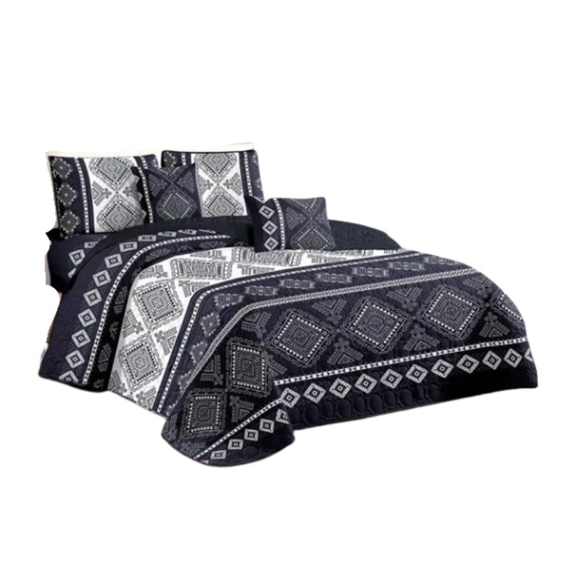 GENERICO - Cubrecama de Verano QUILT de 2 PLAZAS REVERSIBLE