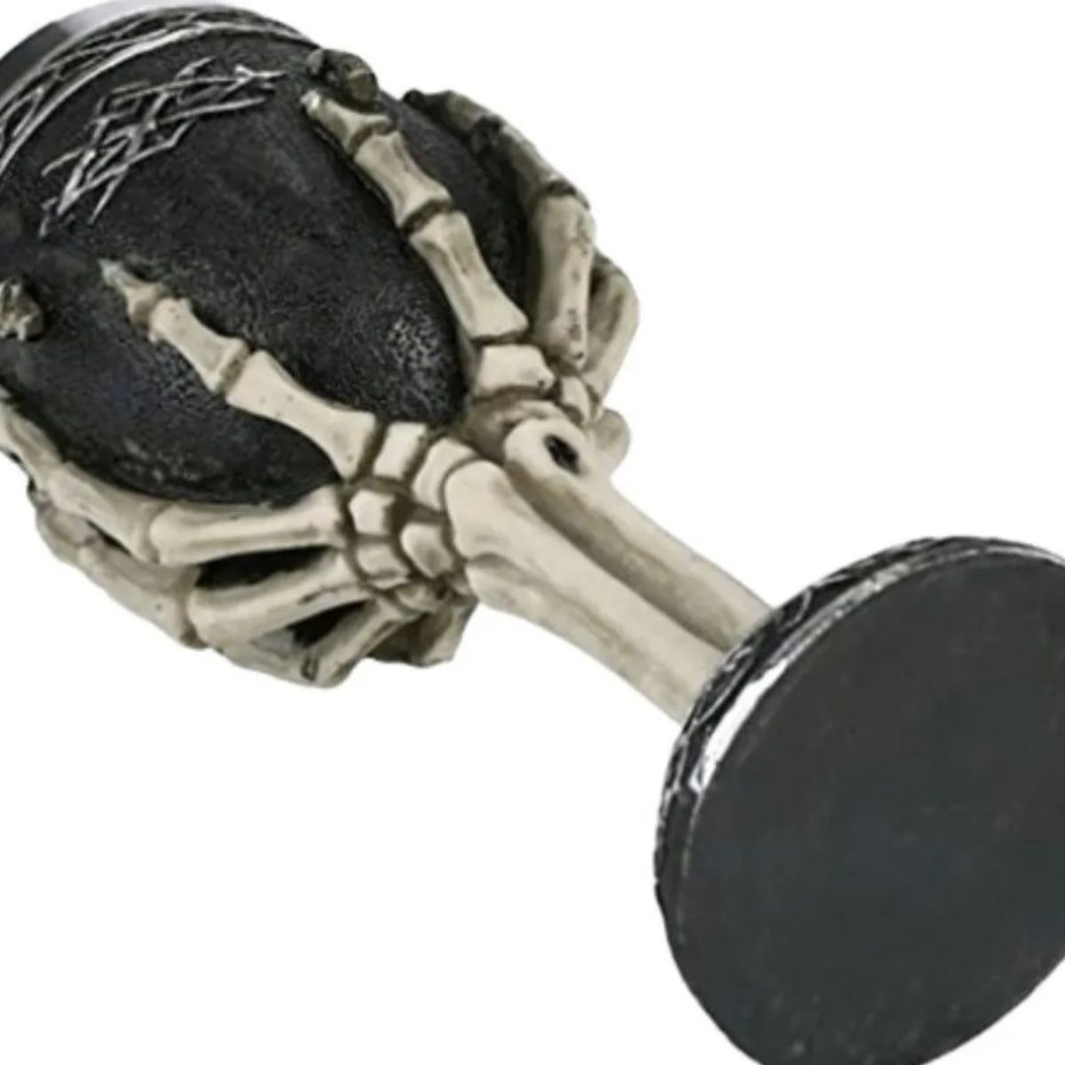 GENERICO - Copa Caliz Mano Esqueleto Calavera Medieval Acero Inoxidable