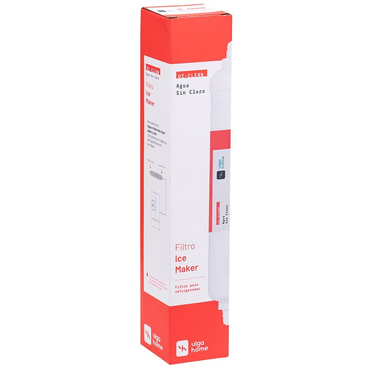 VIGAHOME - Filtro para refrigerador Vigahome - Elimina cloro