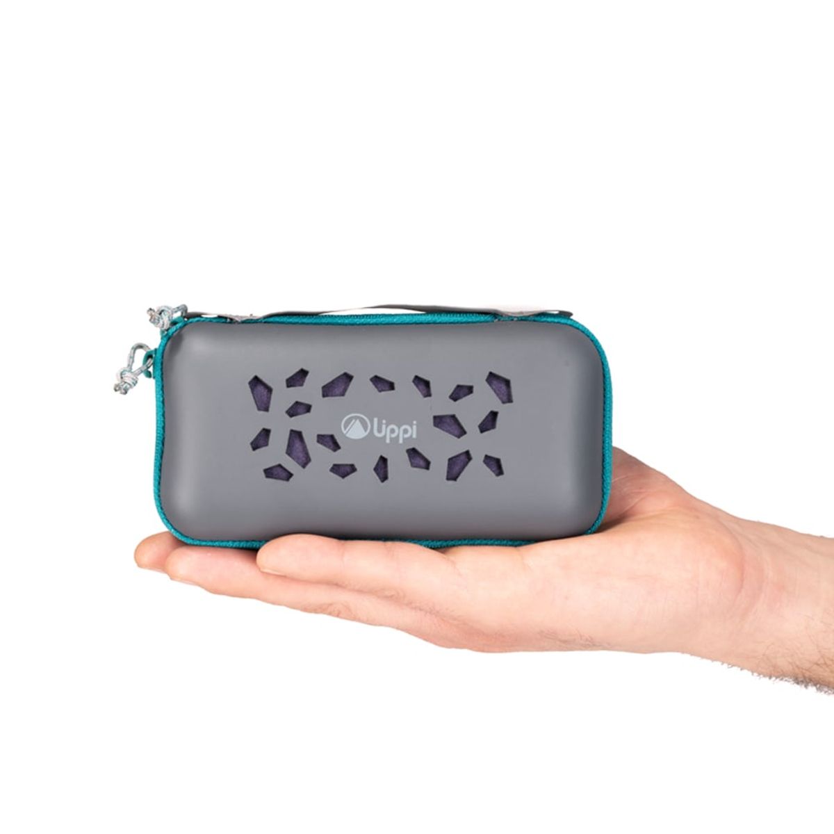 LIPPI - Toalla DryNow Towel Recycled L Azul Piedra Lippi