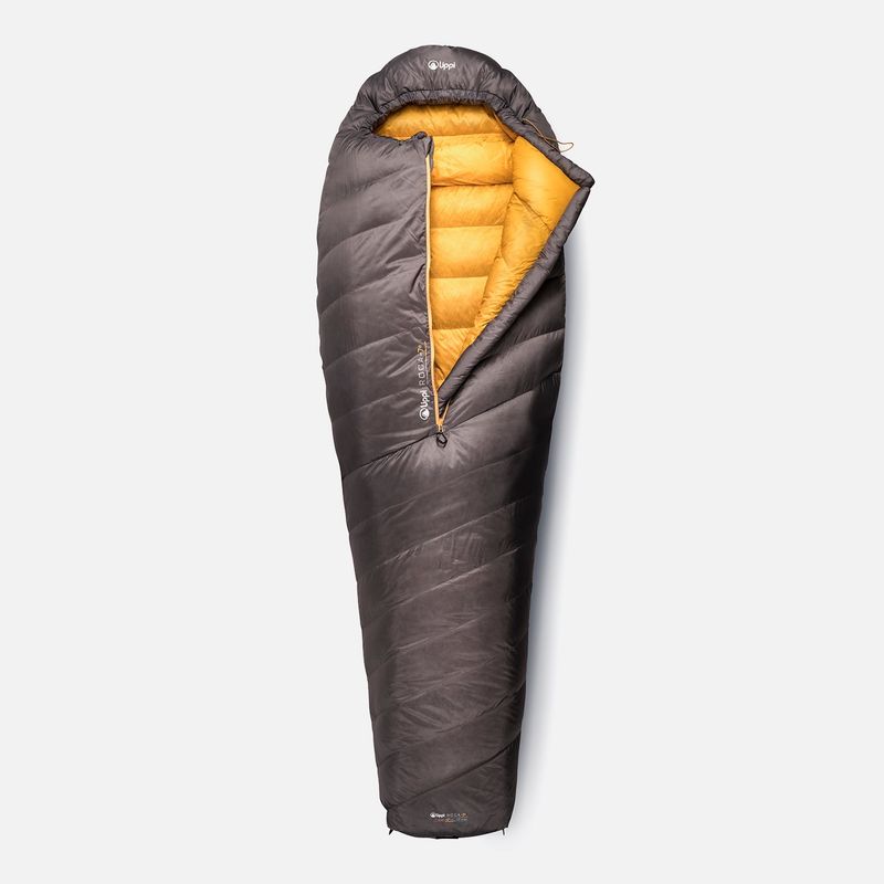 LIPPI - Saco De Dormir Roca -7° Down Sleeping Bag Gris Oscuro Lippi