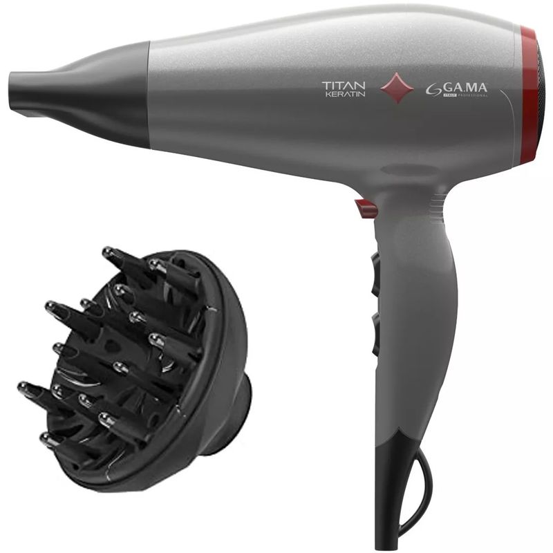 GAMA - Secador De Pelo Gama Diamond Titan Keratin 2300w Micro Glitt