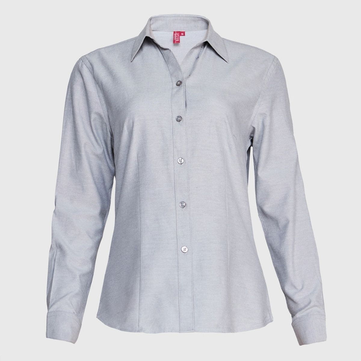 JAYSON - Blusa Oxford Cuello V M/L