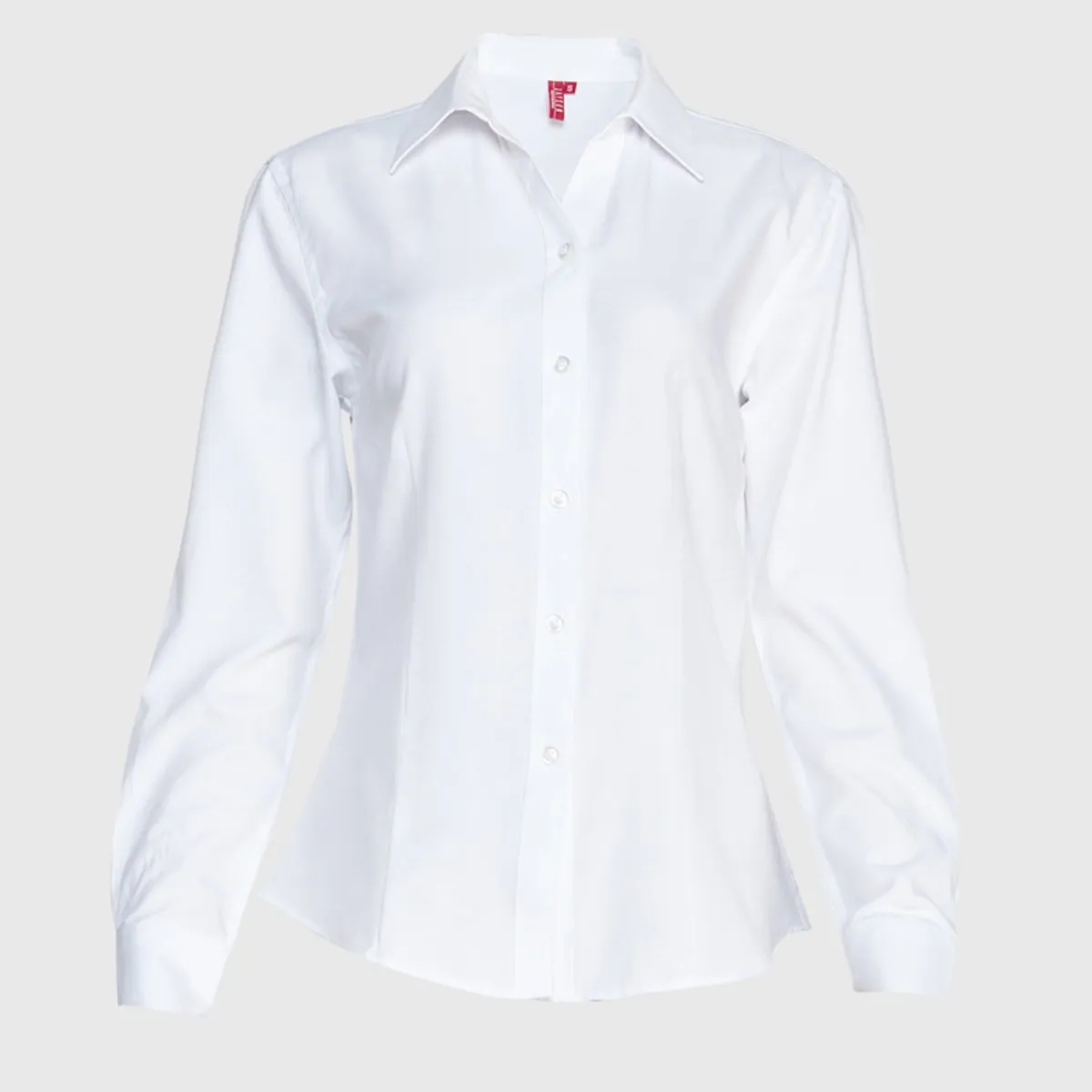 JAYSON - Blusa Oxford Cuello V M/L