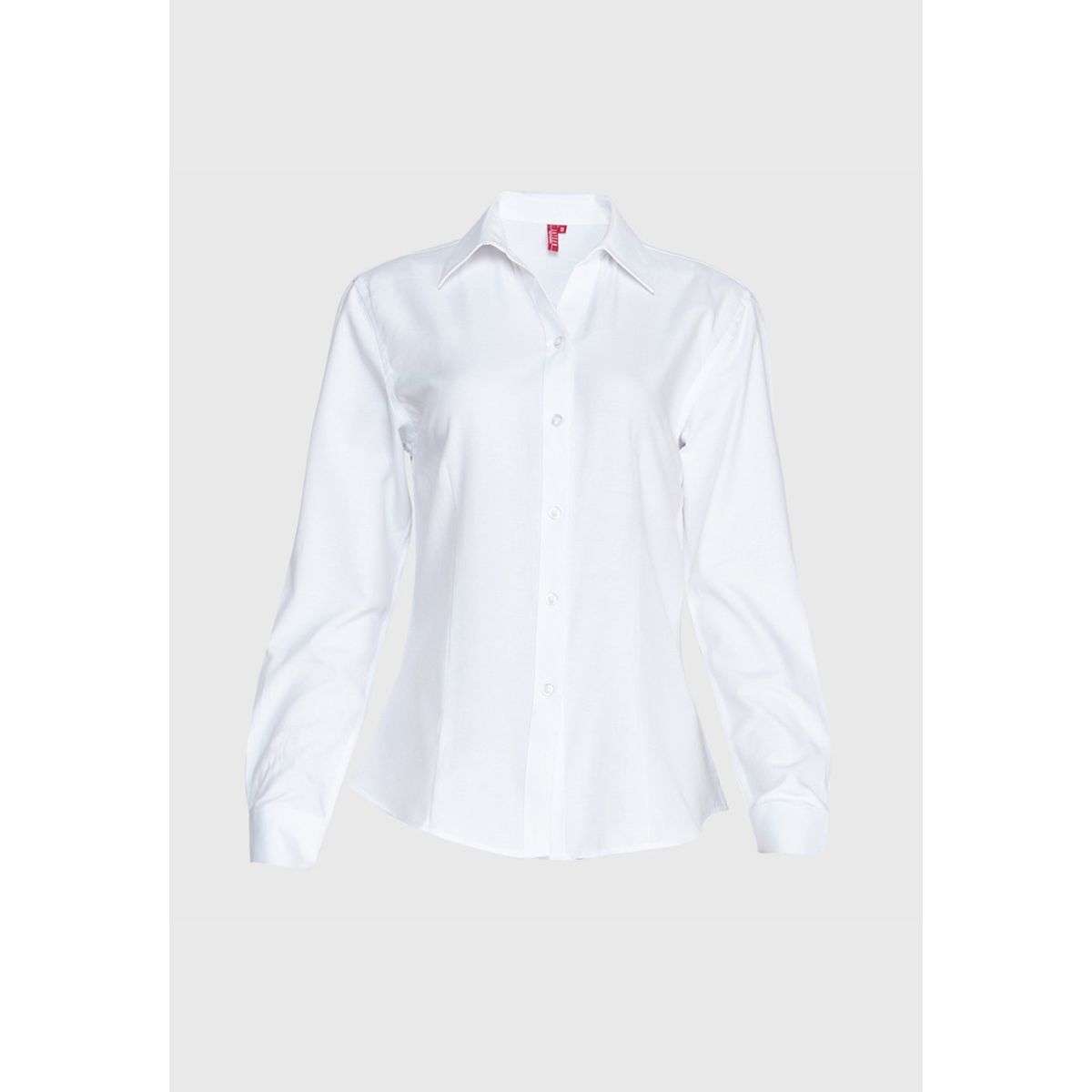 JAYSON - Blusa Oxford Cuello V M/L