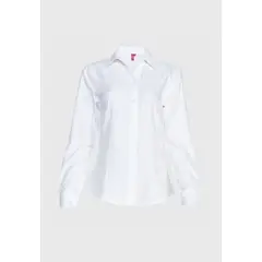 JAYSON - Blusa Oxford Cuello V M/L